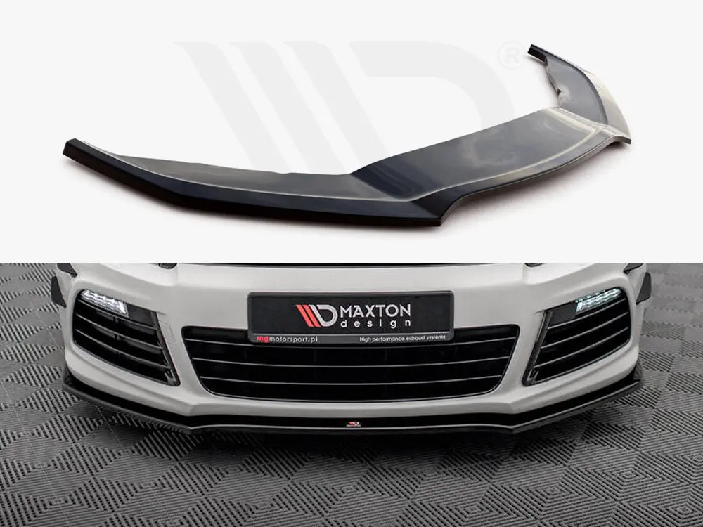 Maxton Design Front Splitter V.2 Volkswagen Scirocco R Mk3 1