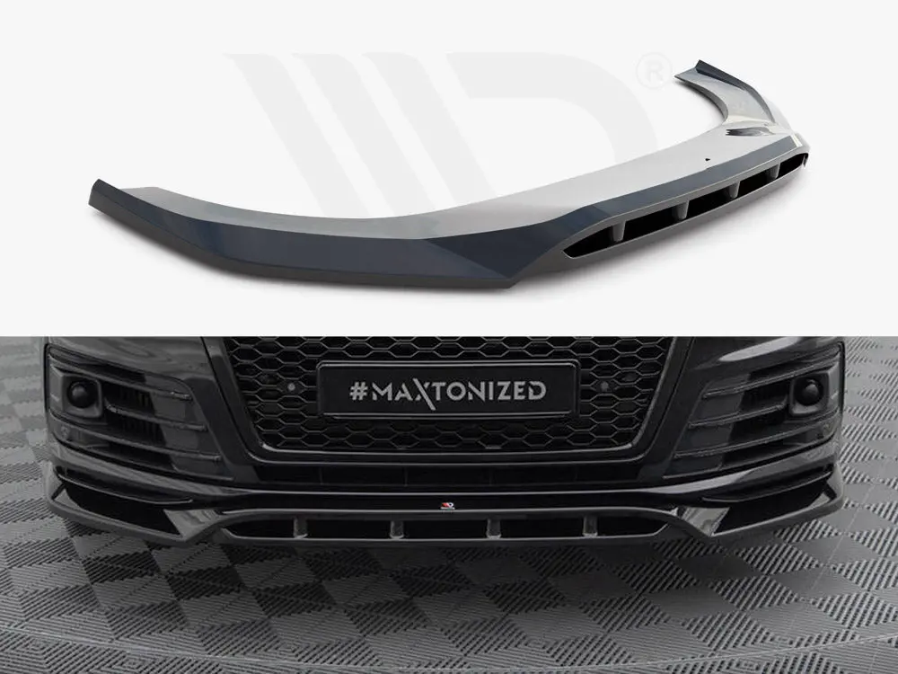 Maxton Design Front Splitter V.2 Audi Sq7 / Q7 S-Line Mk2 1