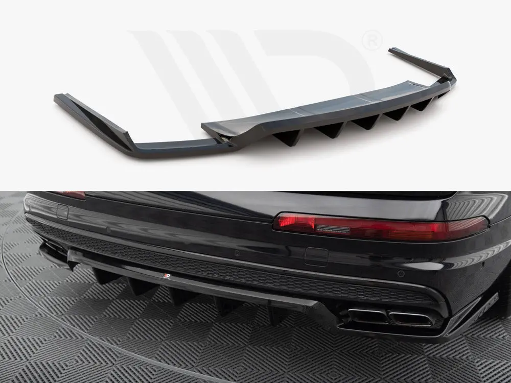 Maxton Design Central Rear Splitter (Vertical Bars) Audi Sq7 Mk2 1