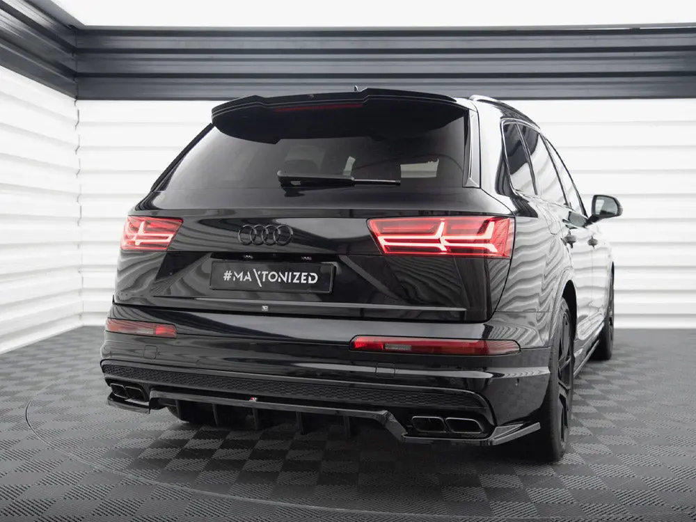 Maxton Design Central Rear Splitter (Vertical Bars) Audi Sq7 Mk2 2