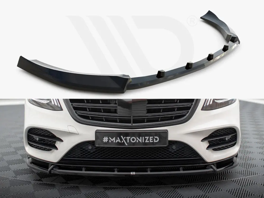 Maxton Design Front Splitter V.2 Mercedes-Benz S Amg-Line W222 Facelift 1