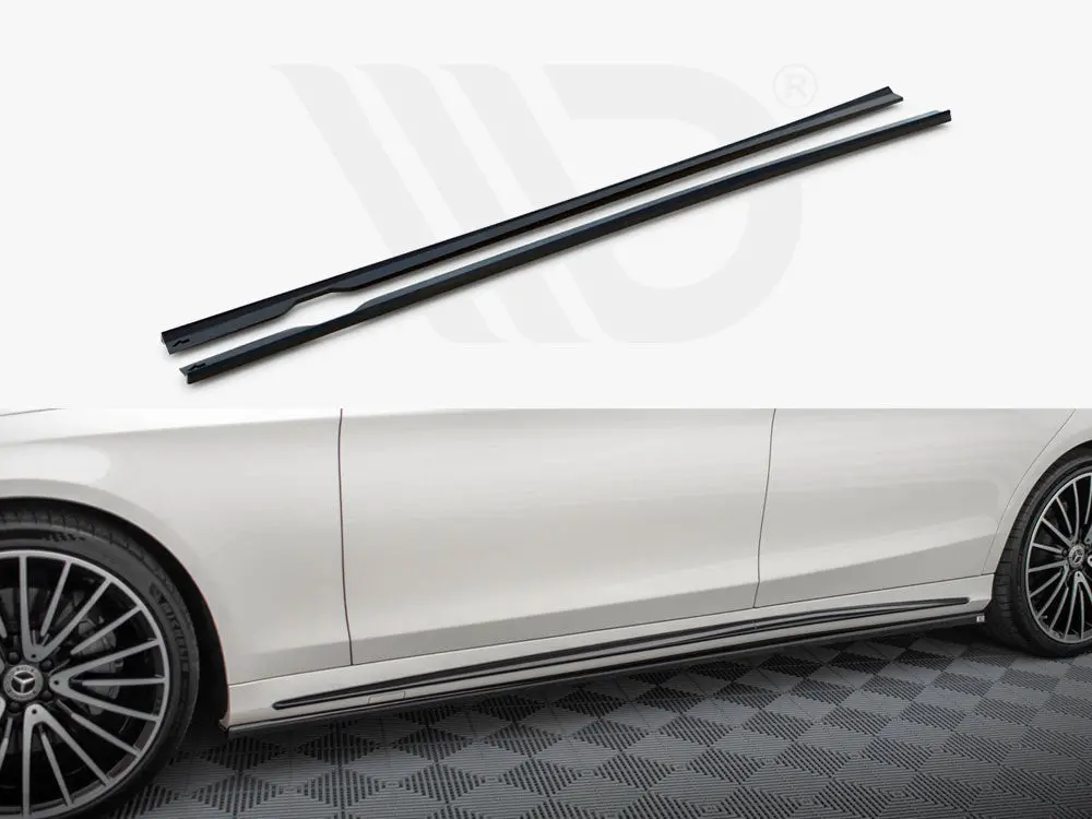 Maxton Design Side Skirt Diffusers Mercedes-Benz S Long Amg-Line W222 1