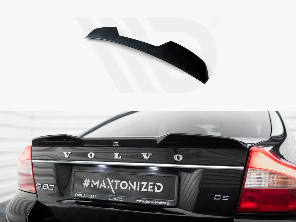 Maxton Design Spoiler Cap 3D Volvo S80 Mk2 1