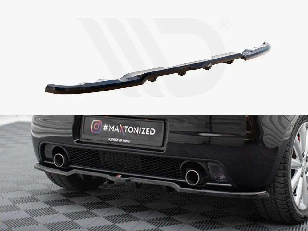 Maxton Design Central Rear Splitter (Vertical Bars) Suzuki Swift Sport Mk4 1