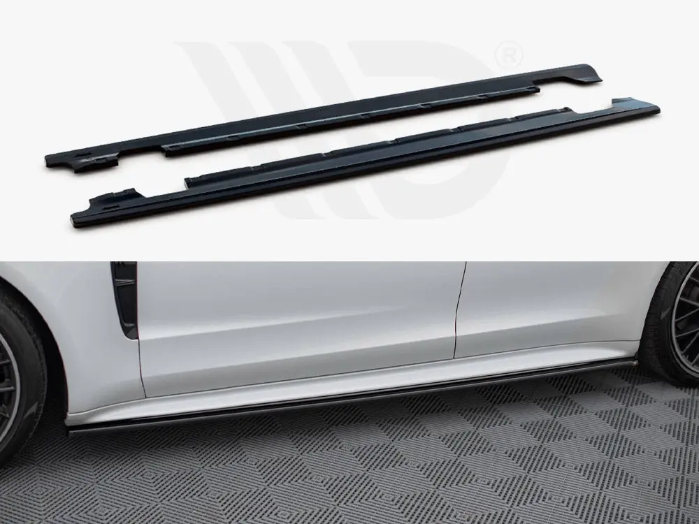 Maxton Design Side Skirts Diffusers Porsche Panamera Gts 971 1