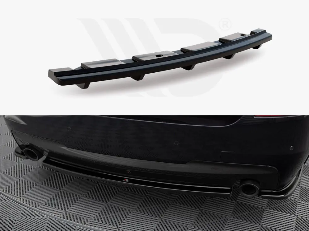 Central Rear Splitter (Vertical Bars) Bmw 5 F11 M-Pack 1