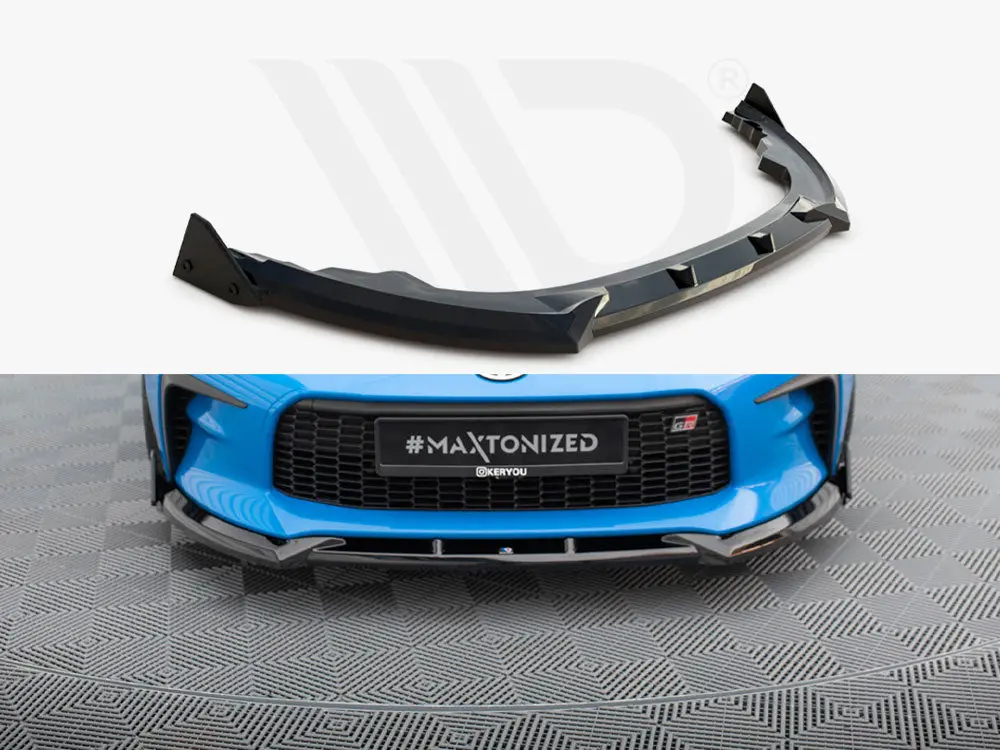 Maxton Design Front Splitter V.1 + Flaps Toyota Gr86 Mk1 1