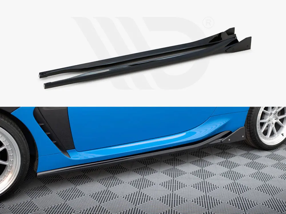 Maxton Design Side Skirts Diffusers V.1 + Flaps Toyota Gr86 Mk1 1