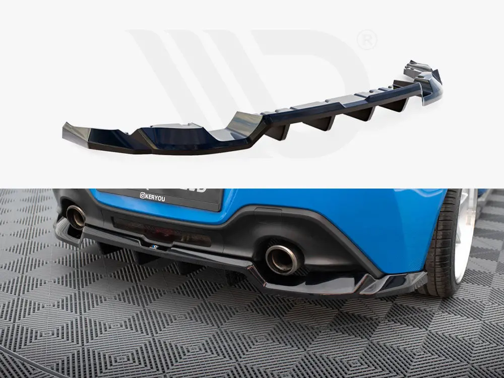 Maxton Design Central Rear Splitter (Vertical Bars) V.1 Toyota Gr86 Mk1 1