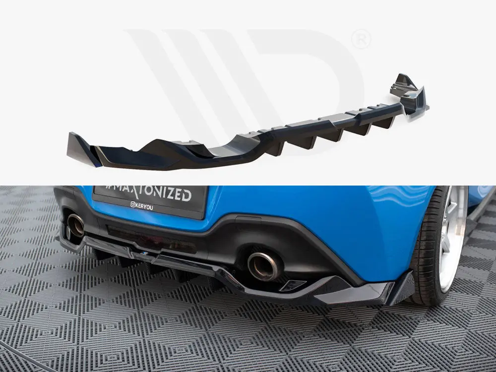 Maxton Design Central Rear Splitter (Vertical Bars) V.3 Toyota Gr86 Mk1 1