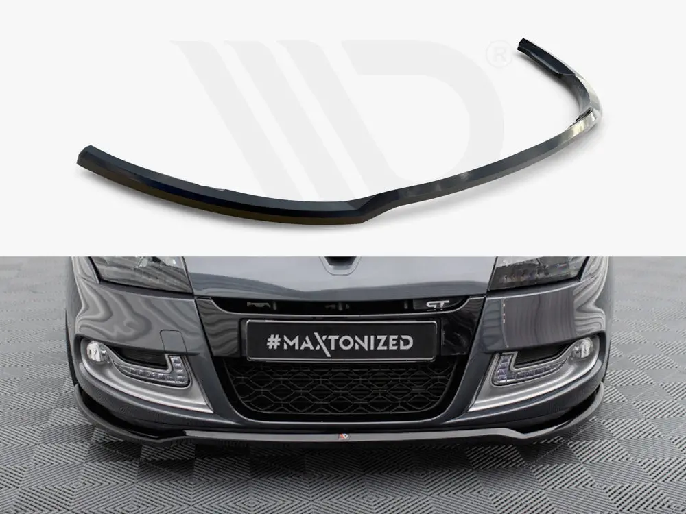 Maxton Design Front Splitter V.1 Renault Megane Gt Mk3 Facelift 1