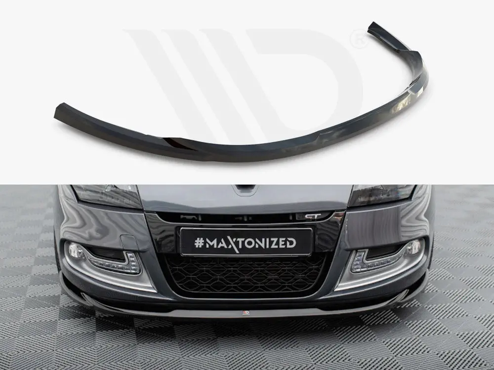 Maxton Design Front Splitter V.2 Renault Megane Gt Mk3 Facelift 1