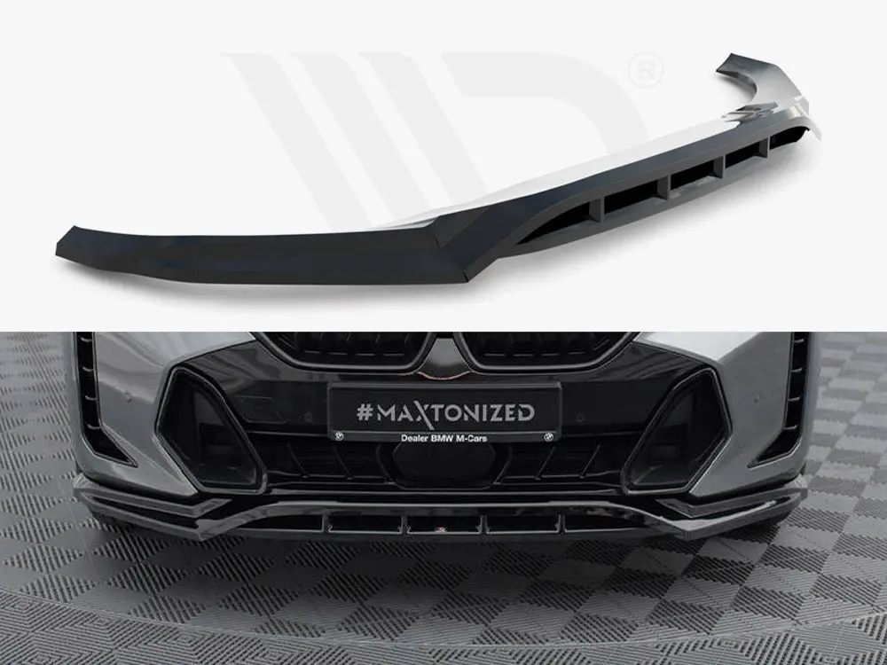 Maxton Design Front Splitter V.1 Bmw X6 M-Pack G06 Facelift 1