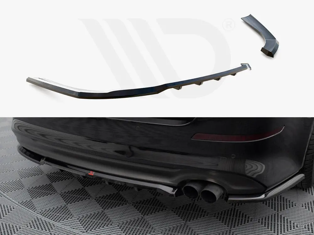 Maxton Design Central Rear Splitter (Vertical Bars) Kia Optima Mk3 1