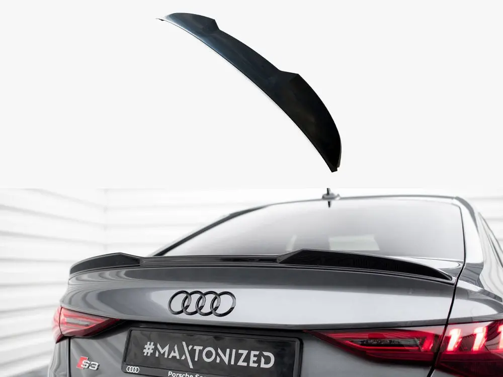 Maxton Design Spoiler Cap 3D Audi A3 / A3 S-Line / S3 / Rs3 Sedan 8Y 1