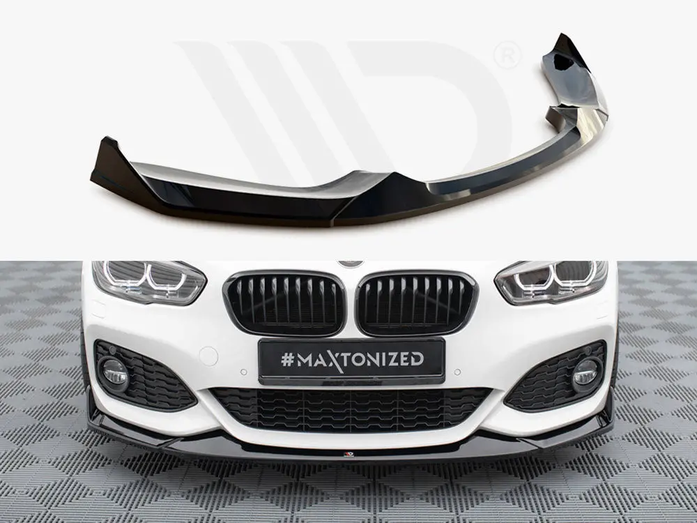 Maxton Design Front Splitter V.4 Csl Look Bmw 1 M-Pack / M140i F20 Facelift 1