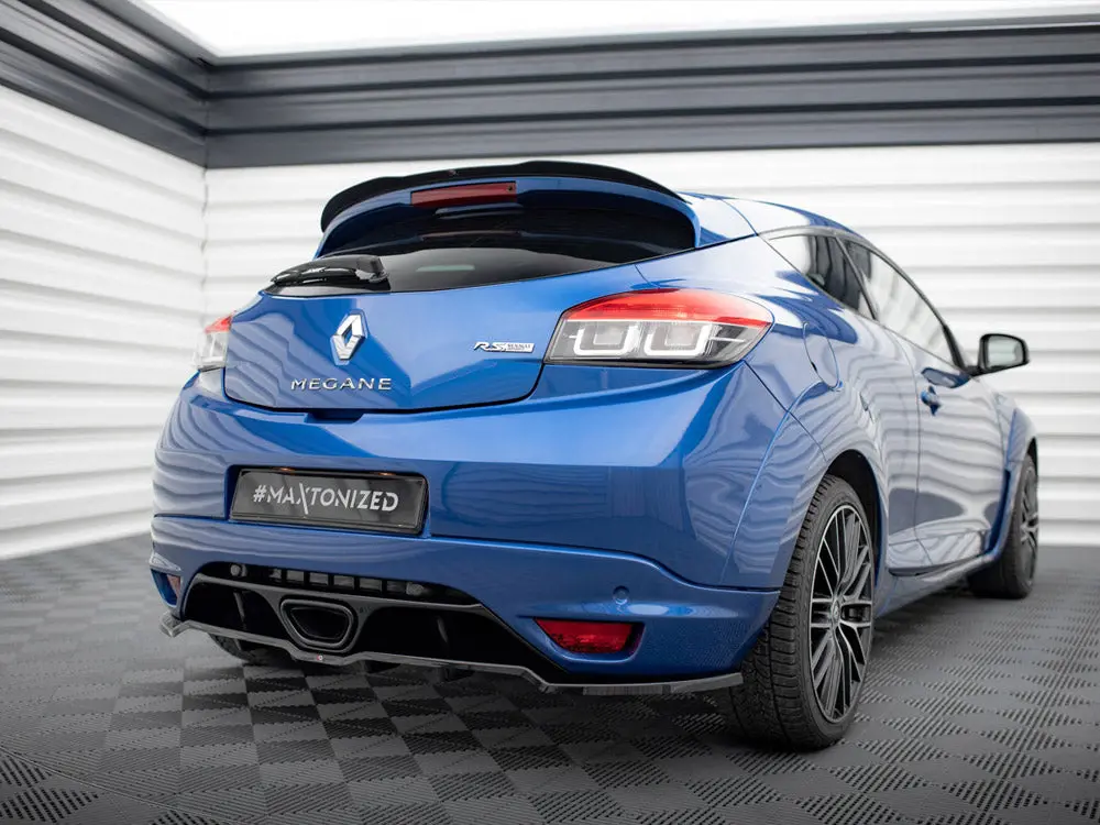 Maxton Design Central Rear Splitter (Vertical Bars) Renault Megane Rs Mk3 2
