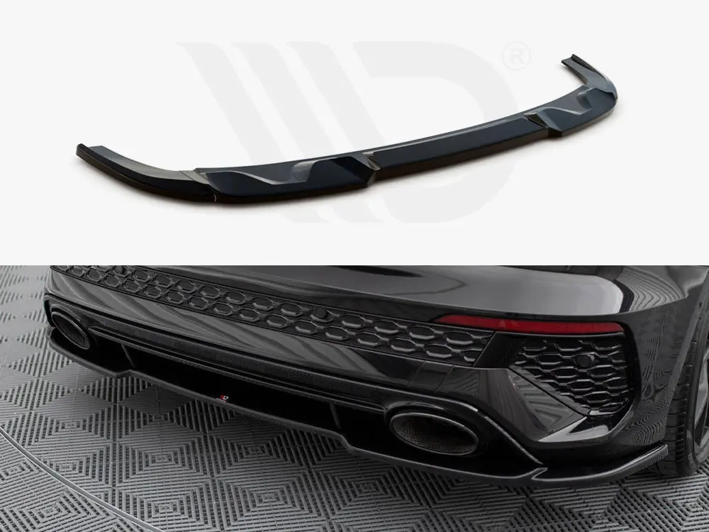 Maxton Design Central Rear Splitter Audi Rs3 Sportback 8Y 1
