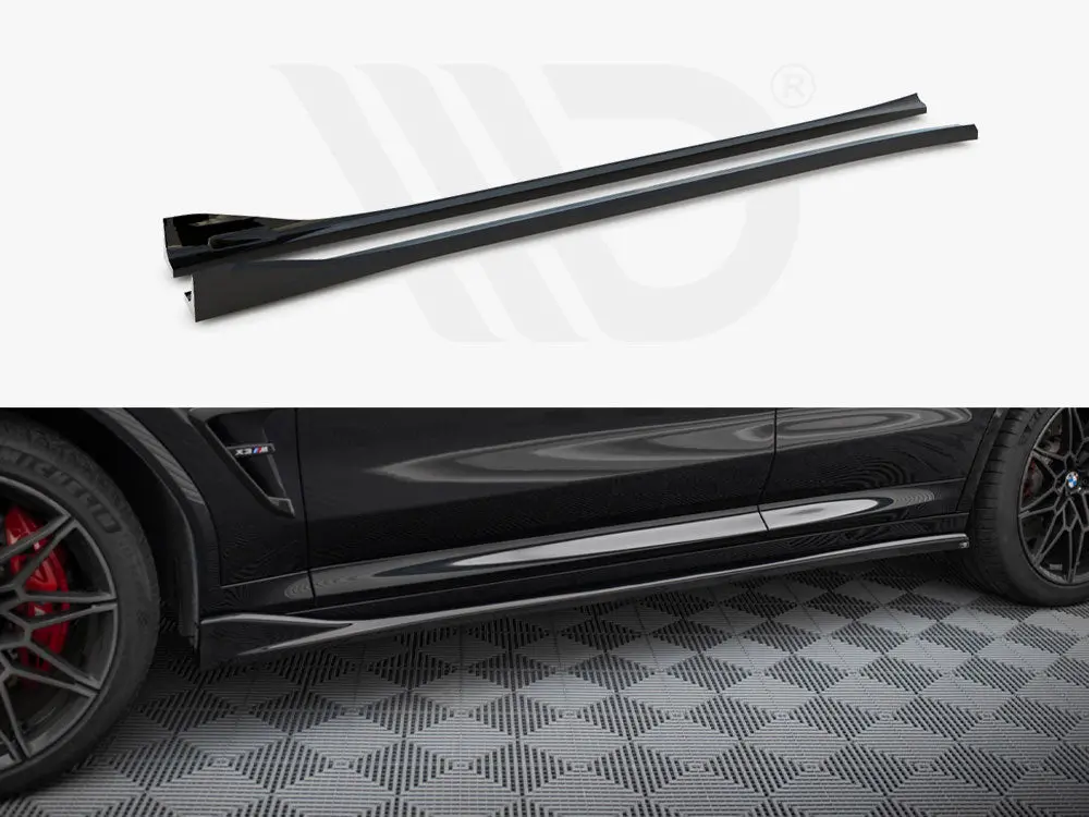 Maxton Design Side Skirt Diffusers Bmw X3 M F97 / F97 Facelift 1