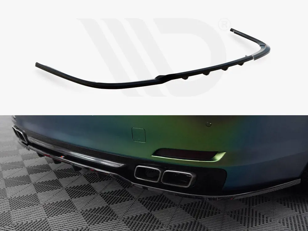 Maxton Design Central Rear Splitter (Vertical Bars) Bmw 7 F01 1