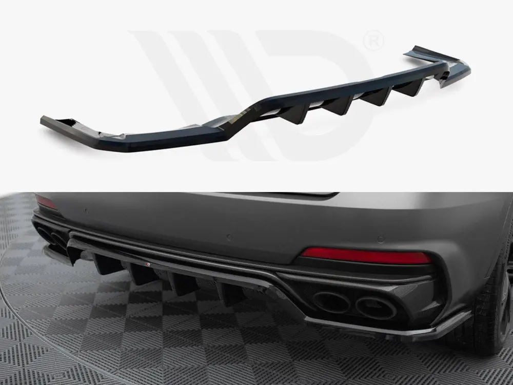 Maxton Design Central Rear Splitter (Vertical Bars) Maserati Levante Trofeo Mk1 1