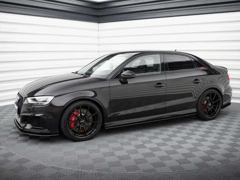 Maxton Design Street Pro Side Skirts Diffusers Audi Rs3 Sedan 8V Facelift 2