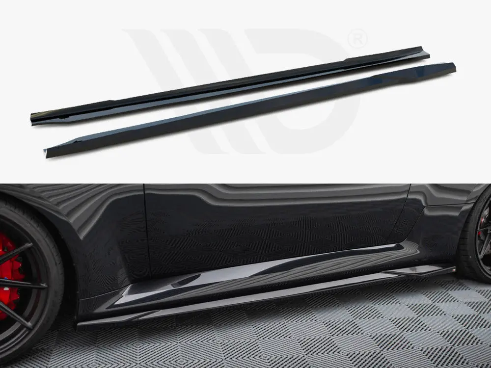 Maxton Design Side Skirts Diffusers V.2 Bmw M2 G87 1