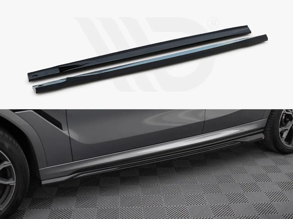Maxton Design Side Skirts Diffusers V.1 Bmw X6 M-Pack G06 Facelift 1