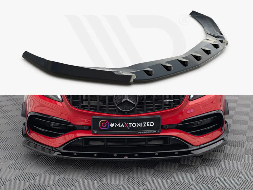 Front Splitter V.1 Mercedes-Benz A45 Aero W176 Facelift 1