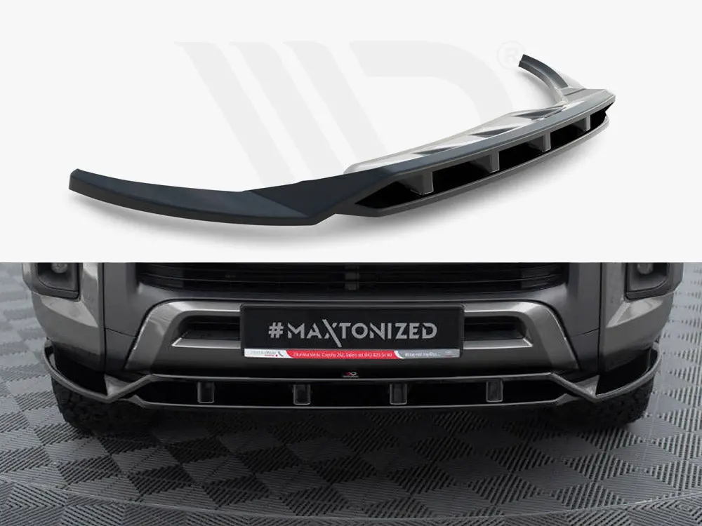 Maxton Design Front Splitter Toyota Hilux Invincible Mk8 Facelift 1