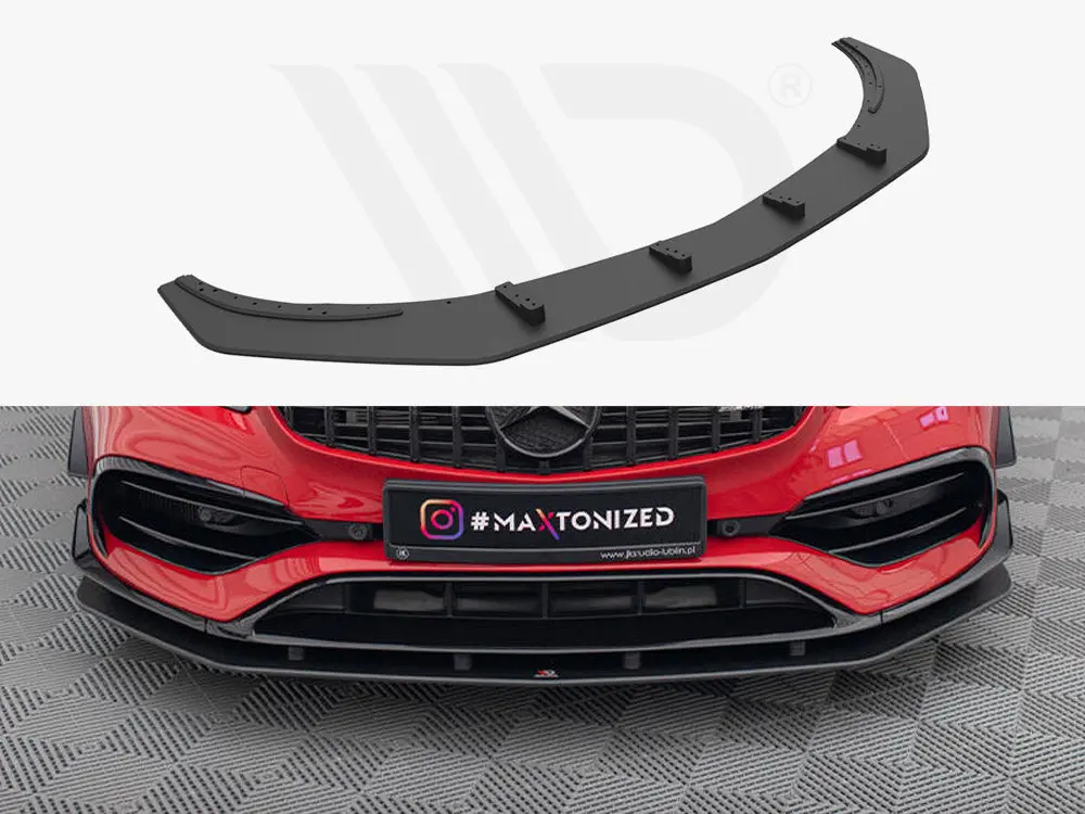 Maxton Design Street Pro Front Splitter Mercedes-Benz A 45 Amg Aero W176 Facelift 1
