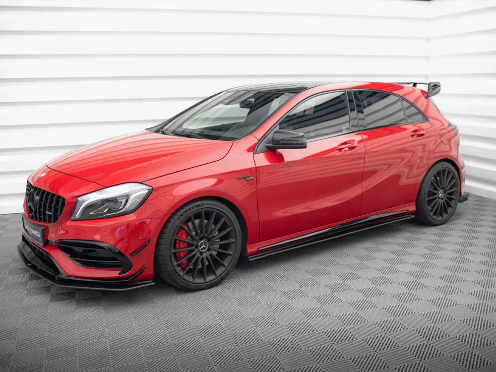 Maxton Design Street Pro Side Skirts Diffusers Mercedes-Benz A 45 Amg W176 Facelift 2
