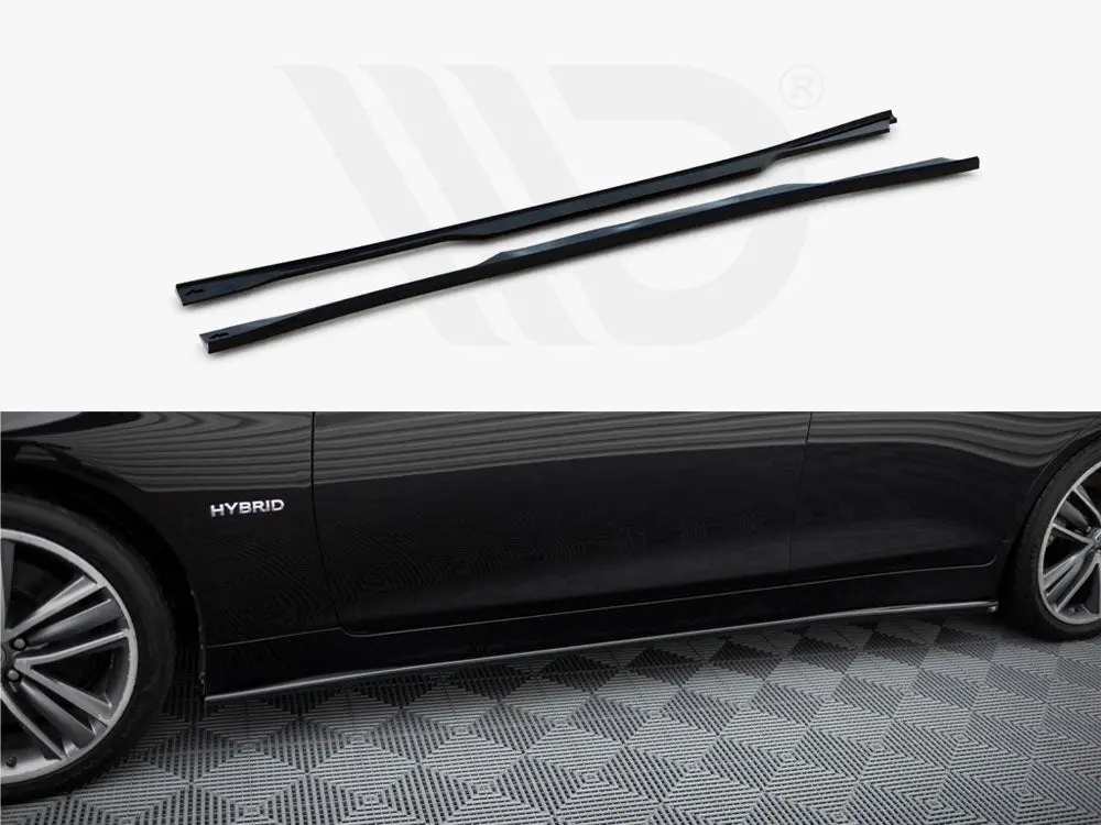 Maxton Design Side Skirts Diffusers V.2 Infiniti Q50 S Mk1 1