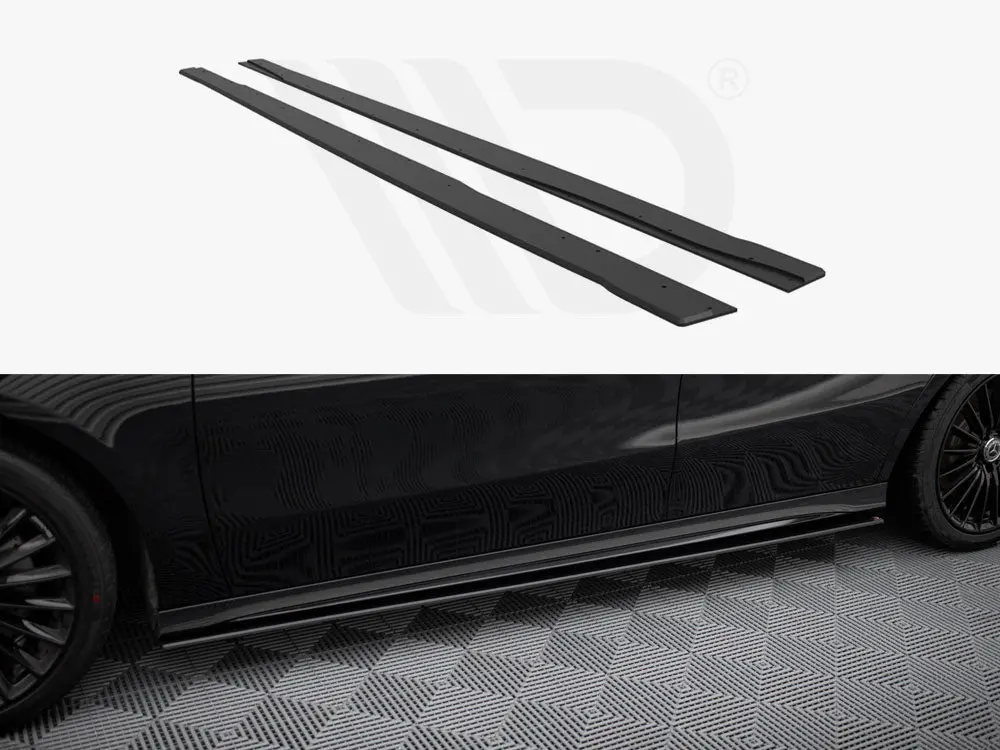 Maxton Design Street Pro Side Skirts Diffusers Mercedes-Amg A35 W177 Facelift 1