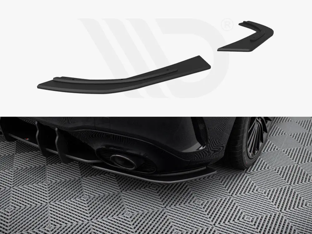 Maxton Design Street Pro Rear Side Splitters Mercedes-Amg A35 Hatchback W177 1