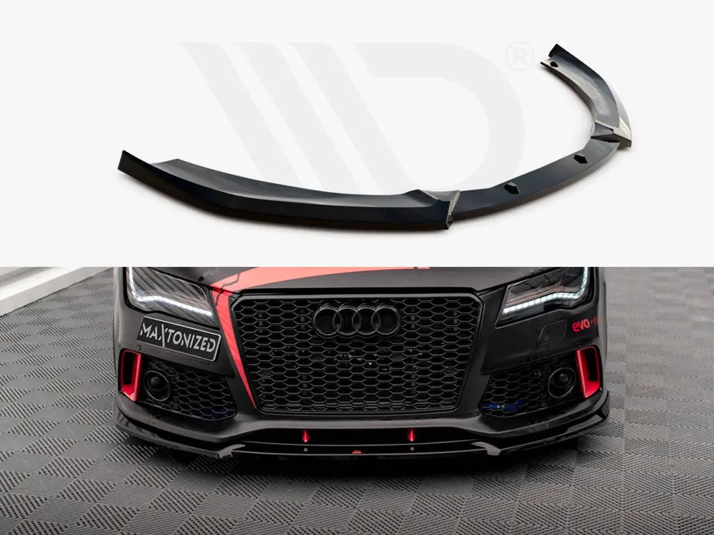 Maxton Design Front Splitter Audi A7 Rs7 Look C7 1