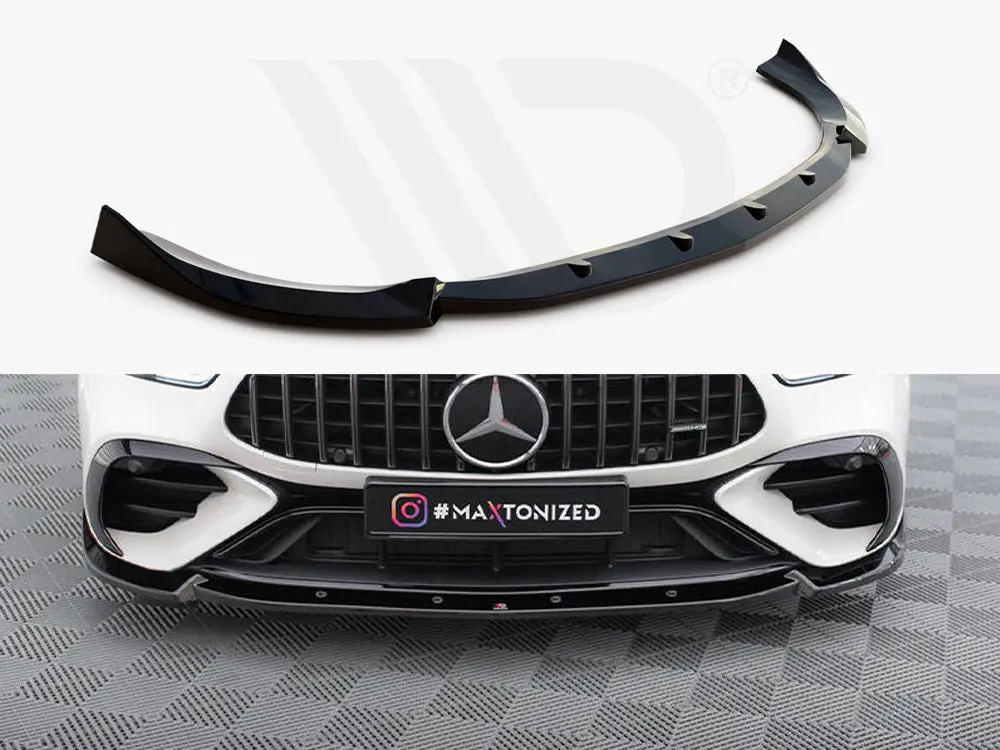 Maxton Design Front Splitter V.2 Mercedes-Amg Gt 43 4 Door Coupe V8 Styling Package 1