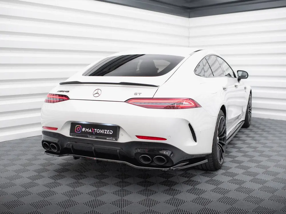 Maxton Design Central Rear Splitter (Vertical Bars) Mercedes-Amg Gt 43 4 Door Coupe V8 Styling Package 2