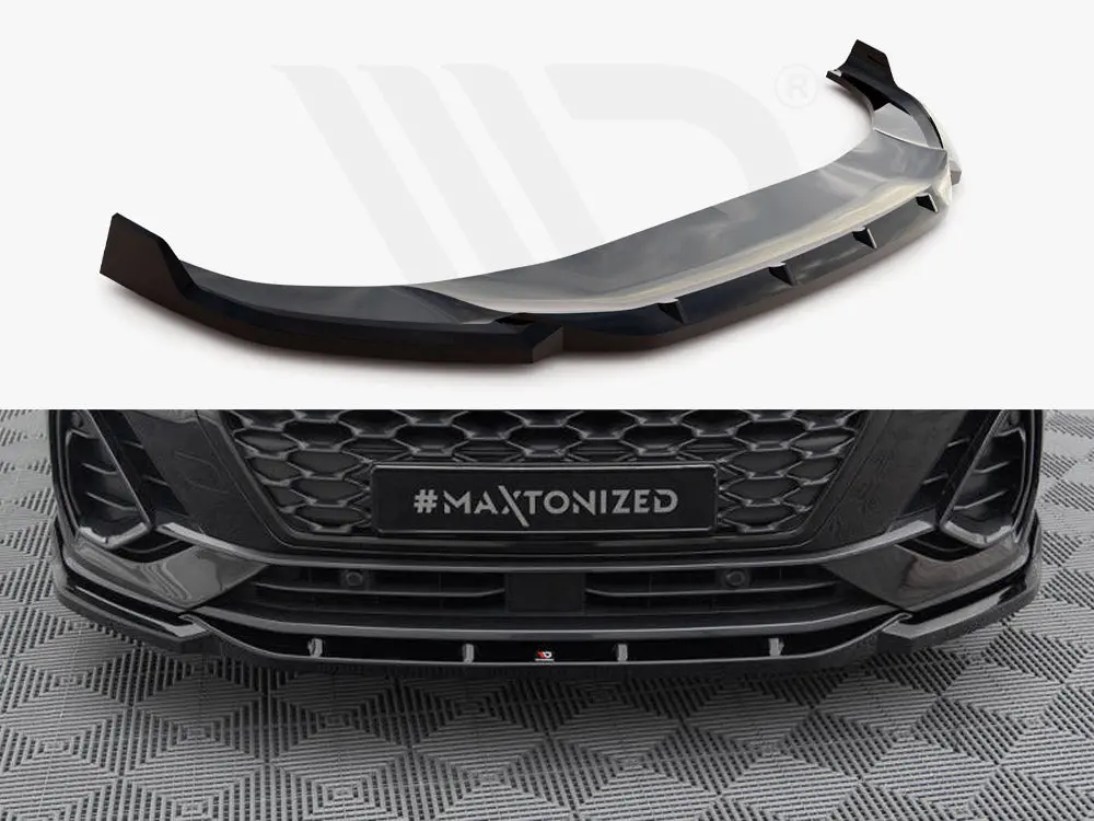 Maxton Design Front Splitter V.2 Audi Q3 Sportback F3 1