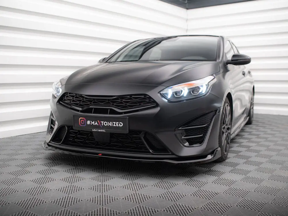 Maxton Design Front Splitter V.1 Kia Proceed / Ceed Gt Mk1 Facelift / Mk3 Facelift 2