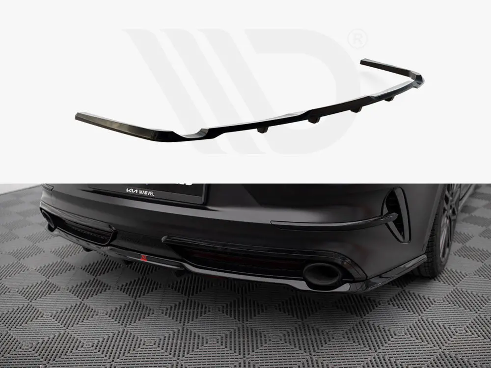 Maxton Design Central Rear Splitter (Vertical Bars) Kia Proceed Gt Mk1 Facelift 1