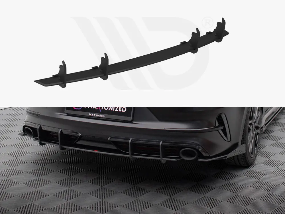 Maxton Design Street Pro Rear Diffuser Kia Proceed Gt Mk1 Facelift 1