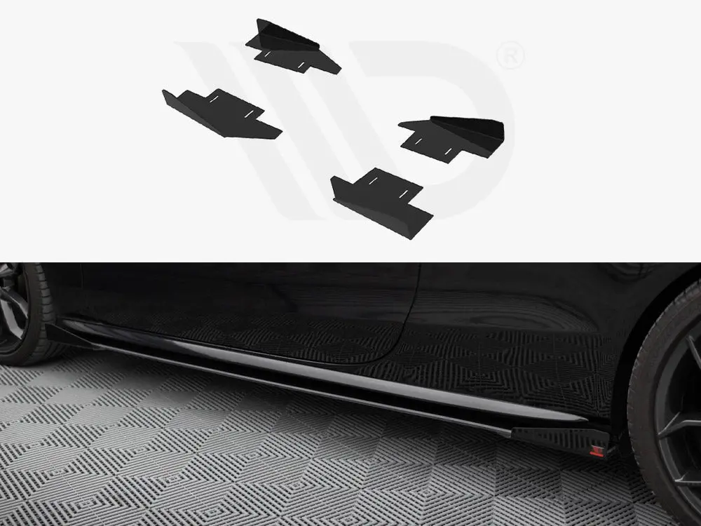 Maxton Design Side Flaps Audi A5 / A5 S-Line / S5 Coupe / Cabrio 8T / 8T Facelift 1