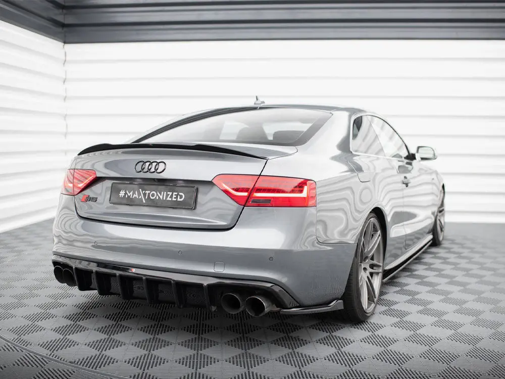 Maxton Design Rear Side Splitters V.2 Audi S5 Coupe 8T Facelift 2