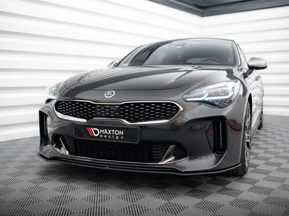 Maxton Design Street Pro Front Splitter Kia Stinger Gt / Gt-Line Mk1 2