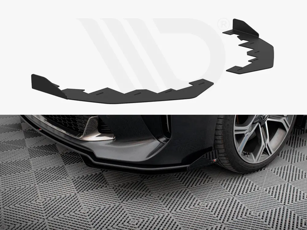 Maxton Design Front Flaps Kia Stinger Gt / Gt-Line Mk1 1