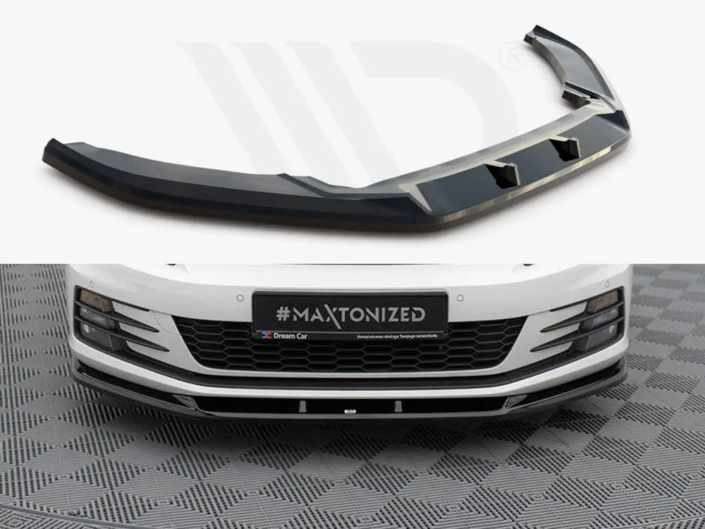 Maxton Design Front Splitter V.1 Volkswagen Scirocco Mk3 Facelift 1