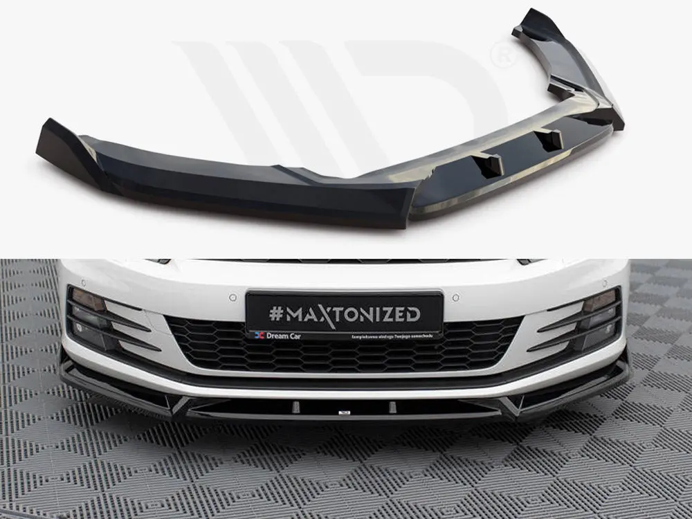 Maxton Design Front Splitter V.2 Volkswagen Scirocco Mk3 Facelift 1