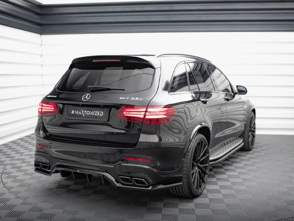 Maxton Design Central Rear Splitter (Vertical Bars) V.1 Mercedes-Amg Glc 63 Suv X253 2