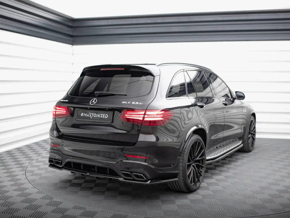 Maxton Design Central Rear Splitter (Vertical Bars) V.2 Mercedes-Amg Glc 63 Suv X253 2